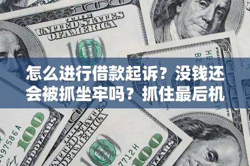 济南怎么进行借款起诉？没钱还会被抓坐牢吗？抓住最后机会！