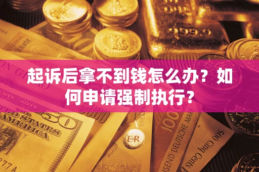 济南起诉后拿不到钱怎么办？如何申请强制执行？