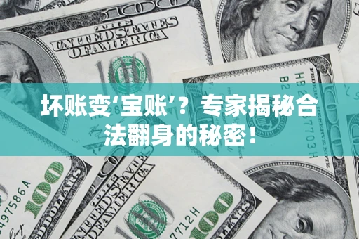 济南坏账变‘宝账’？专家揭秘合法翻身的秘密！