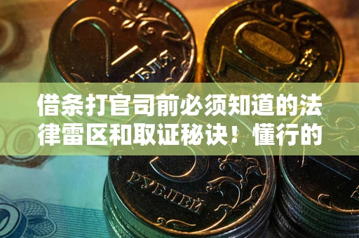济南借条打官司前必须知道的法律雷区和取证秘诀！懂行的人已经留好这些证据