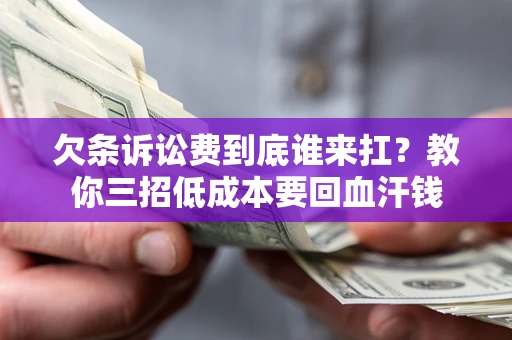 济南欠条诉讼费到底谁来扛？教你三招低成本要回血汗钱